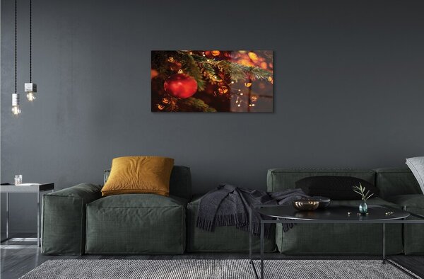 Quadro in vetro Bomba 100x50 cm 2 appendini