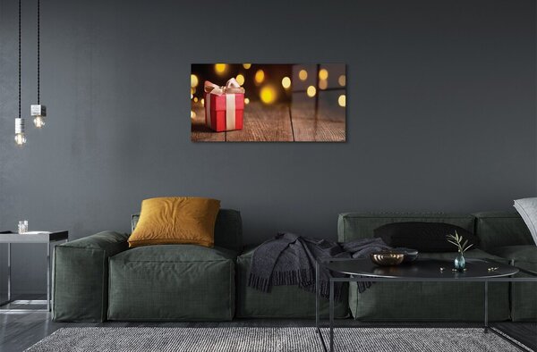 Quadro in vetro Il dono delle tavole 100x50 cm 2 appendini