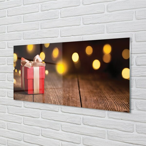 Quadro in vetro Il dono delle tavole 100x50 cm 2 appendini