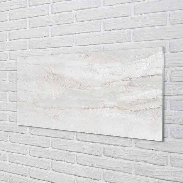Quadro su vetro Muro di pietra 100x50 cm 2 appendini