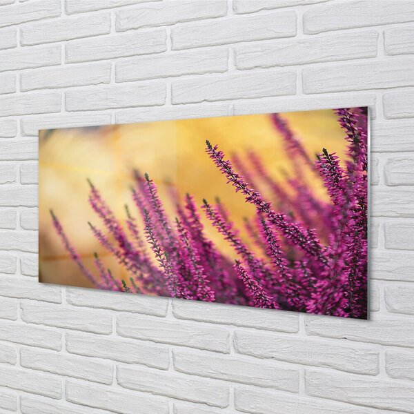 Quadro di vetro I fiori 100x50 cm 2 appendini