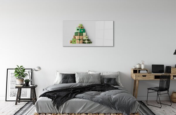 Quadro su vetro Regali 100x50 cm 2 appendini