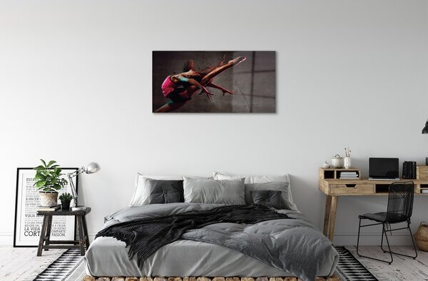 Quadro in vetro Spago da donna 100x50 cm 2 appendini