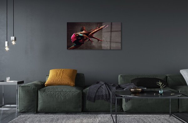 Quadro in vetro Spago da donna 100x50 cm 2 appendini