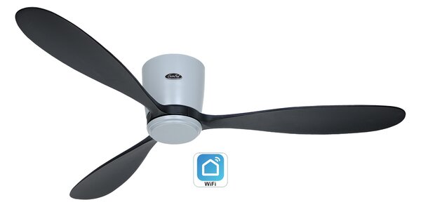 ECO PLANO WOOD 132, Ventilatore WiFi senza Luce, CasaFan