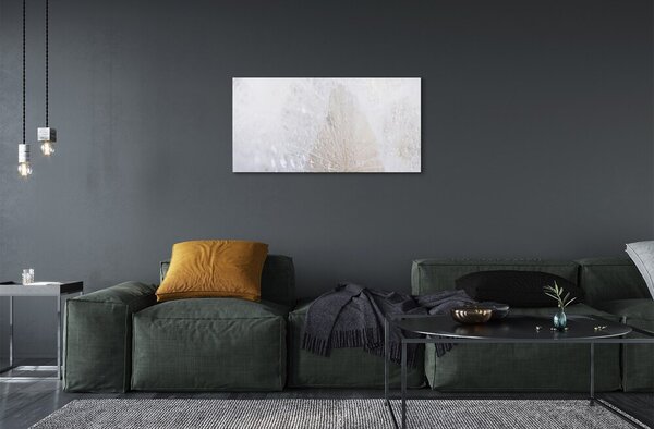 Quadro in vetro Gocce di dente di leone astratto 100x50 cm 2 appendini