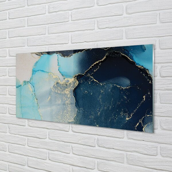 Quadro vetro Marmo di pietra astratto 100x50 cm 2 appendini