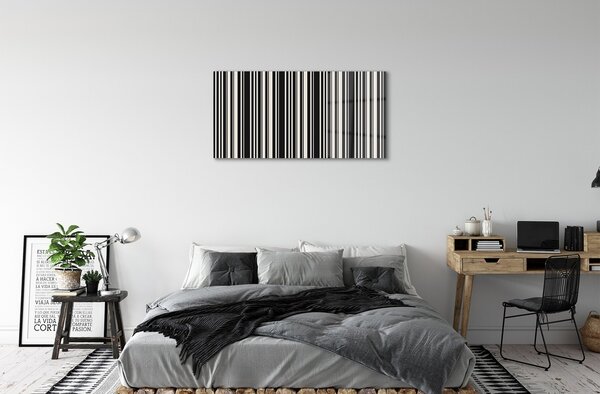Quadro in vetro Strisce irregolari 100x50 cm 2 appendini