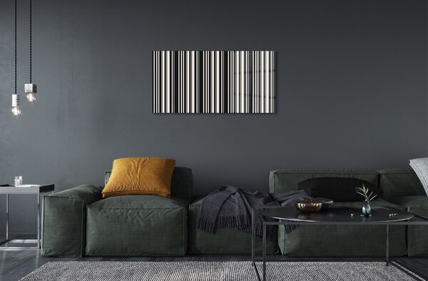 Quadro in vetro Strisce irregolari 100x50 cm 2 appendini