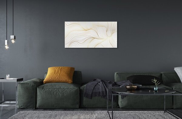 Quadro vetro Pietra vintage astratta 100x50 cm 2 appendini