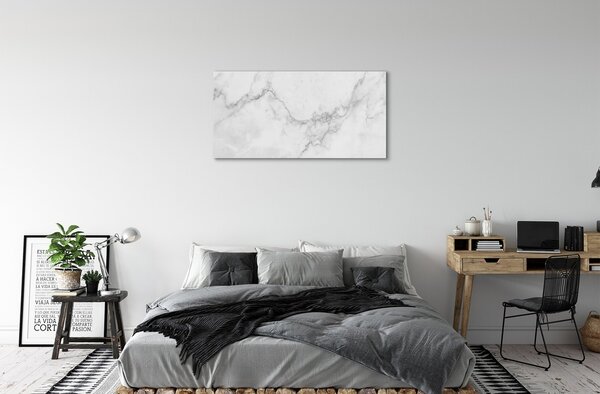 Quadro in vetro Parete in pietra e marmo 100x50 cm 2 appendini