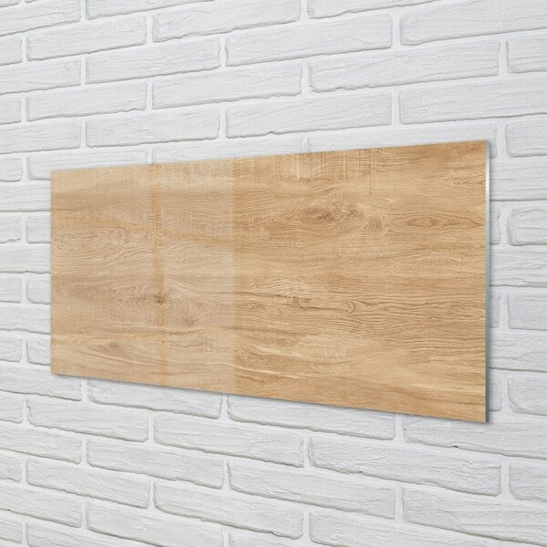 Quadro su vetro Anelli di legno nodi 100x50 cm 2 appendini