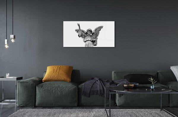 Quadro in vetro Angelo 100x50 cm 2 appendini