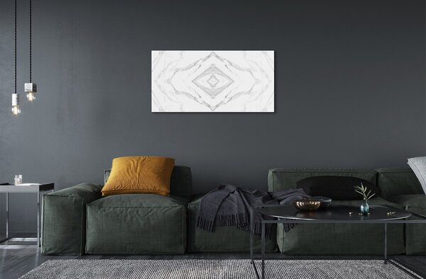 Quadro in vetro Motivo in pietra di marmo 100x50 cm 2 appendini