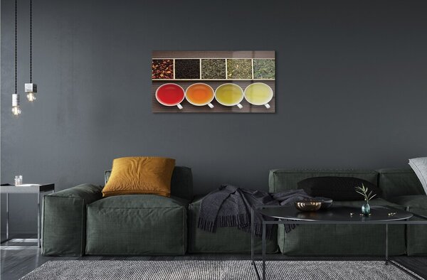 Quadro vetro Tisane 100x50 cm 2 appendini