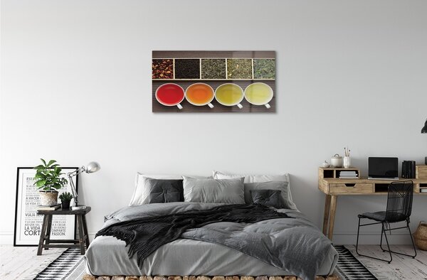 Quadro vetro Tisane 100x50 cm 2 appendini
