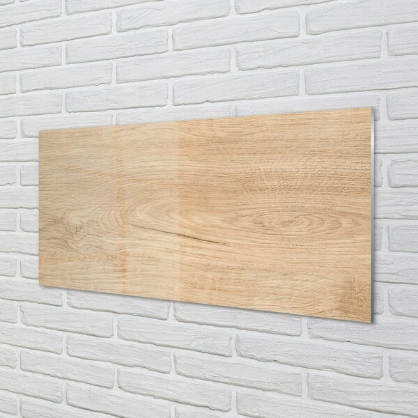 Quadro su vetro Anelli di legno nodi 100x50 cm 2 appendini