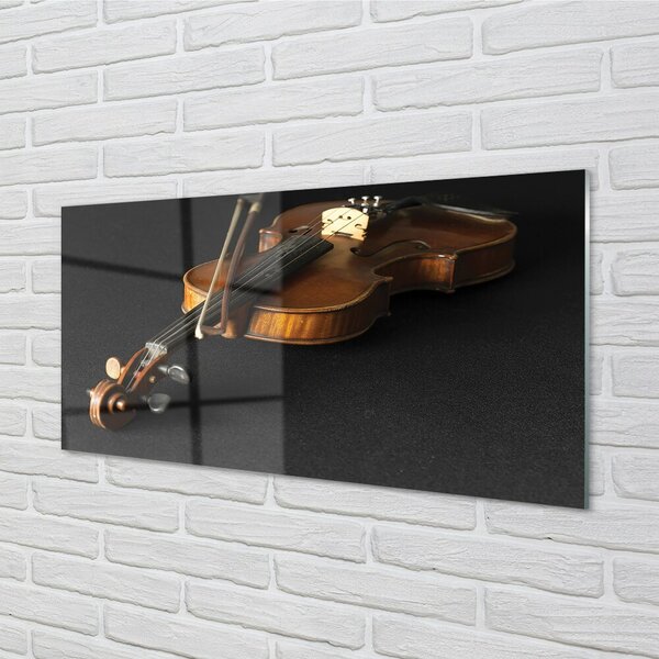 Quadro vetro Violino 100x50 cm 2 appendini