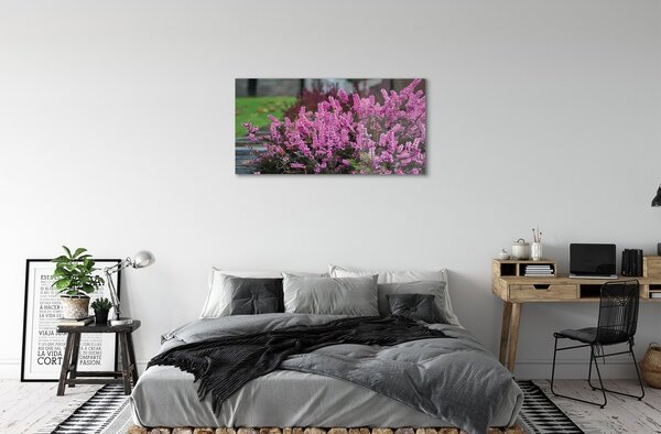 Quadro in vetro Heather 100x50 cm 2 appendini