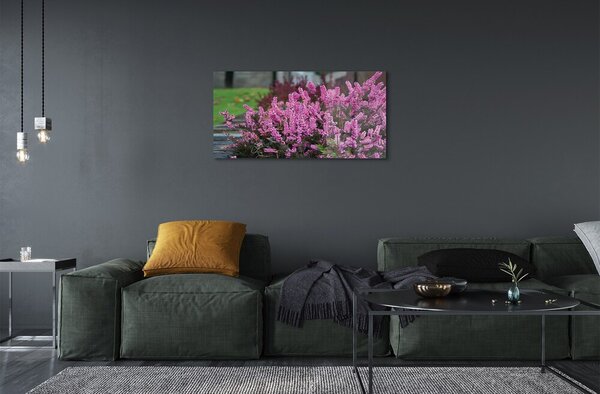 Quadro in vetro Heather 100x50 cm 2 appendini