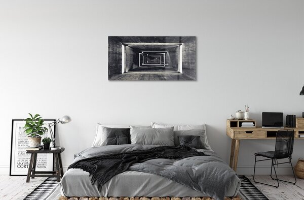 Quadro in vetro Tunnel 100x50 cm 2 appendini