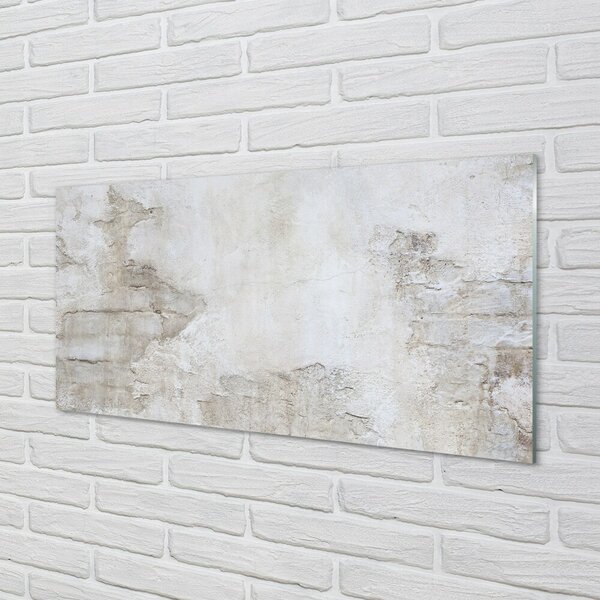 Quadro di vetro Pietra cemento marmo 100x50 cm 2 appendini