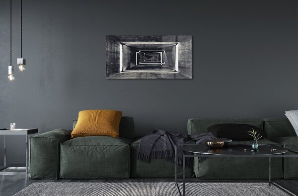 Quadro in vetro Tunnel 100x50 cm 2 appendini