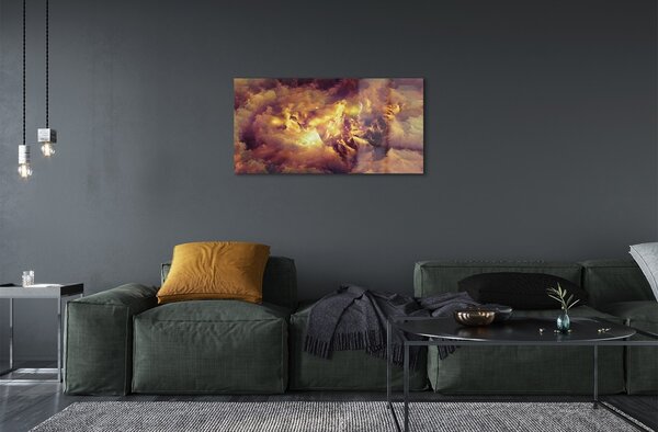 Quadro su vetro Modelli astratti 100x50 cm 2 appendini