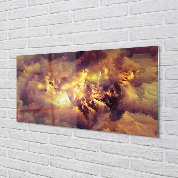 Quadro su vetro Modelli astratti 100x50 cm 2 appendini