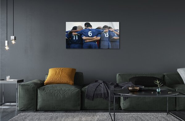 Quadro vetro Palla che 100x50 cm 2 appendini
