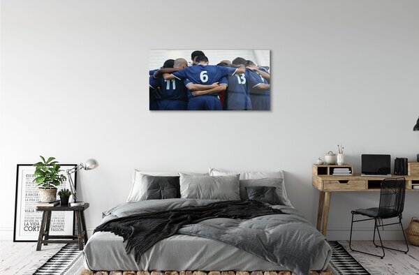 Quadro vetro Palla che 100x50 cm 2 appendini