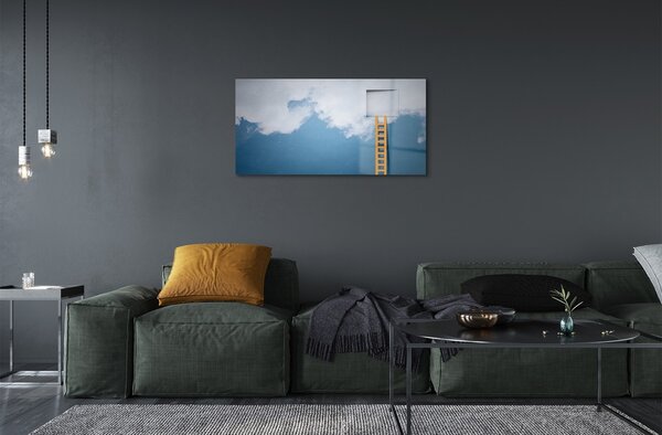 Quadro in vetro Il paradiso delle scale 100x50 cm 2 appendini