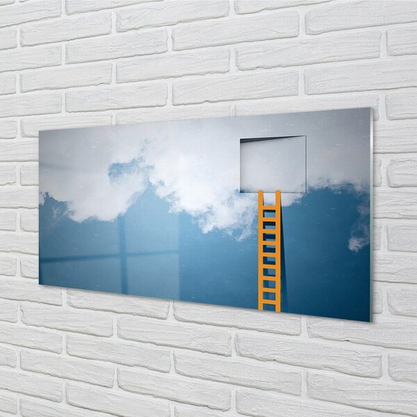 Quadro in vetro Il paradiso delle scale 100x50 cm 2 appendini