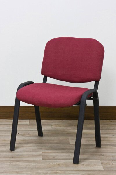 NBrand Sedia da Ufficio in Tessuto colore Bordeaux