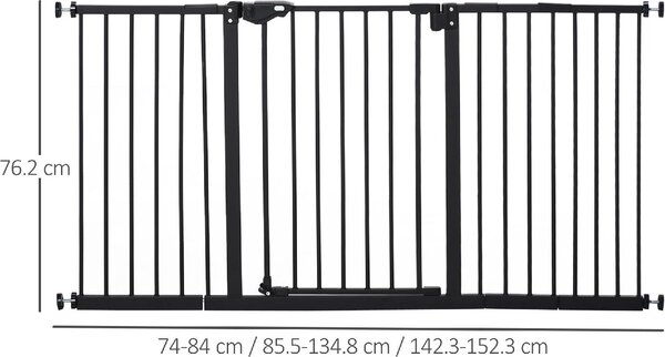 AllMyPets Cancelletto per Cani 3 Estensioni Fino a 152.3cm Chiusura Automatica - D56596