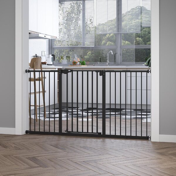 AllMyPets Cancelletto per Cani 3 Estensioni Fino a 152.3cm Chiusura Automatica - D56596