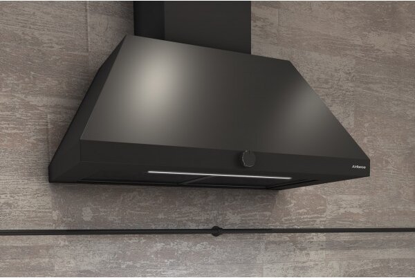 Airforce Cappa Cucina Filtrante a Parete Larghezza 80 cm Profondit 45 cm Classe C colore Nero - CCICO8504 Iconic BL/F/80