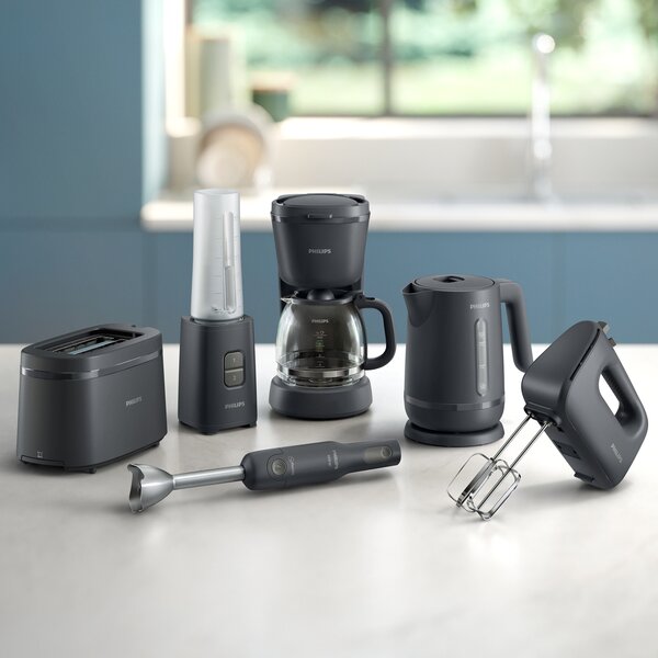 Philips Frullatore ad Immersione Minipimer Potenza 500W 2 Velocit con Lama in Acciaio serie 1000 - HR2522/00