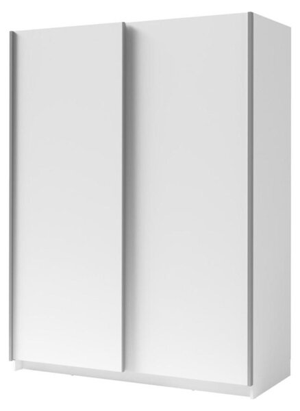Armadio 2 porte scorrevoli - Collezione GOZU - Colore bianco - 180 x 198 x 62 cm