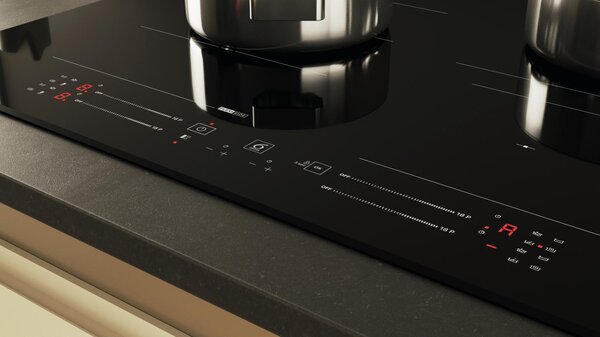 Whirlpool Piano Cottura a Induzione 4 Fuochi da Incasso Larghezza 65 cm in Vetroceramica colore Nero - WF S4665 CPBF