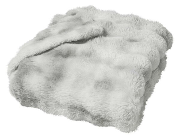 Coperta grigia in micropile 180x220 cm Mounty – douceur d'intérieur
