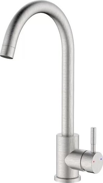 Idro Bric Rubinetto Cucina Miscelatore Lavello Monocomando Bronx in Acciaio Spazzolato - SCARUB1132AC
