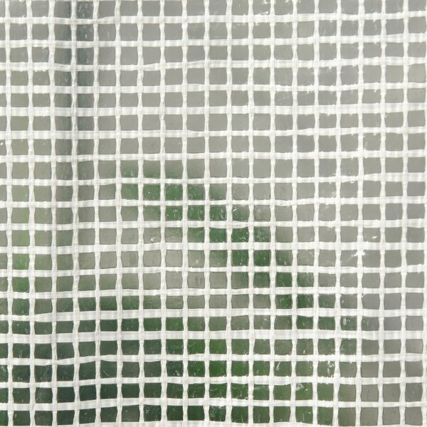 VivaGarden Serra da Giardino Addossata a 3 Livelli con Porte e Finestre Avvolgibili in PE e Acciaio 200x100x215 cm colore Verde e Bianco