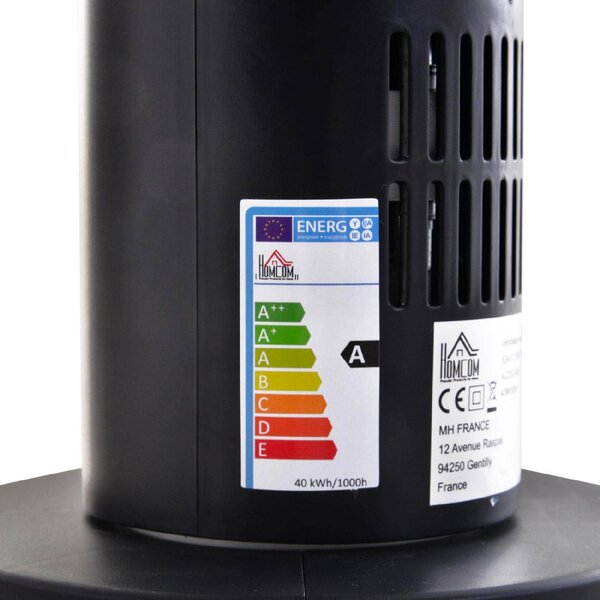 DecHome Ventilatore a Colonna Torre senza Pale 3 Velocit Oscillante con Telecomando - 8D401DV50