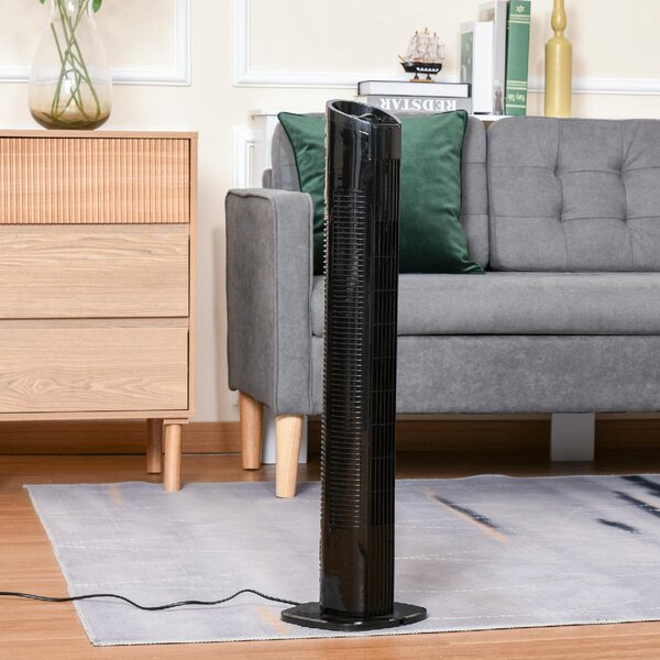 DecHome Ventilatore a Colonna Torre senza Pale 3 Velocit Oscillazione 70 e Maniglia - D2451D