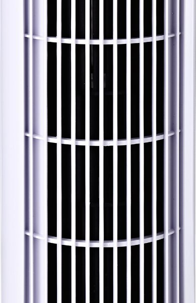 DecHome Ventilatore a Torre Oscillante da 45W a 3 Velocit Ventilatore a Colonna in Plastica ABS 27x27x75 cm colore Bianco - 2WTAM300