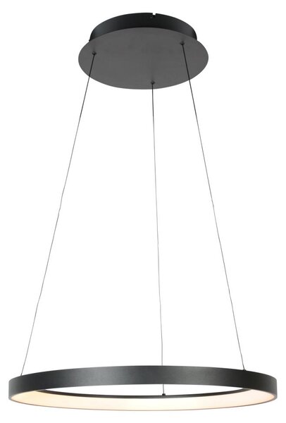 Steinhauer - lampada a sospensione - Ringlede - nero - metallo - Ø 57cm - LED - 4612ZW