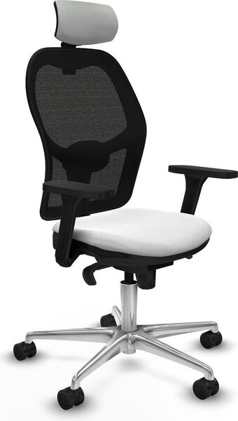 Sedia da ufficio con poggiatesta Jorquera Piqueras y Crespo 3D086N2 Bianco