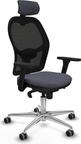 Sedia da ufficio con poggiatesta Jorquera Piqueras y Crespo 3D086G2 Grigio scuro
