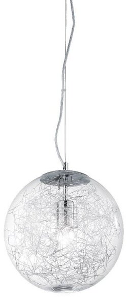 Ideal Lux Mapa Max SP1 D40 lampadario moderno in vetro soffiato con decoro interno E27 60W